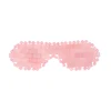 masque pour les yeux en quartz rose