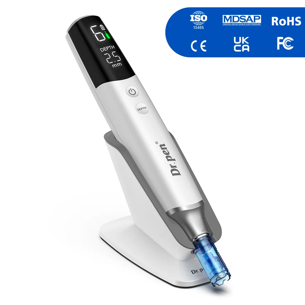 Dr. Pen M8 Microneedling Pen - 6 Speed Levels, Wireless LED
