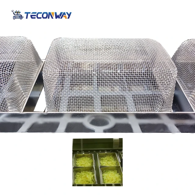 Fuji Bestselling Reliable Cup Noodle Frying Basket Box and Cover for Indomie Noodle Making Machine