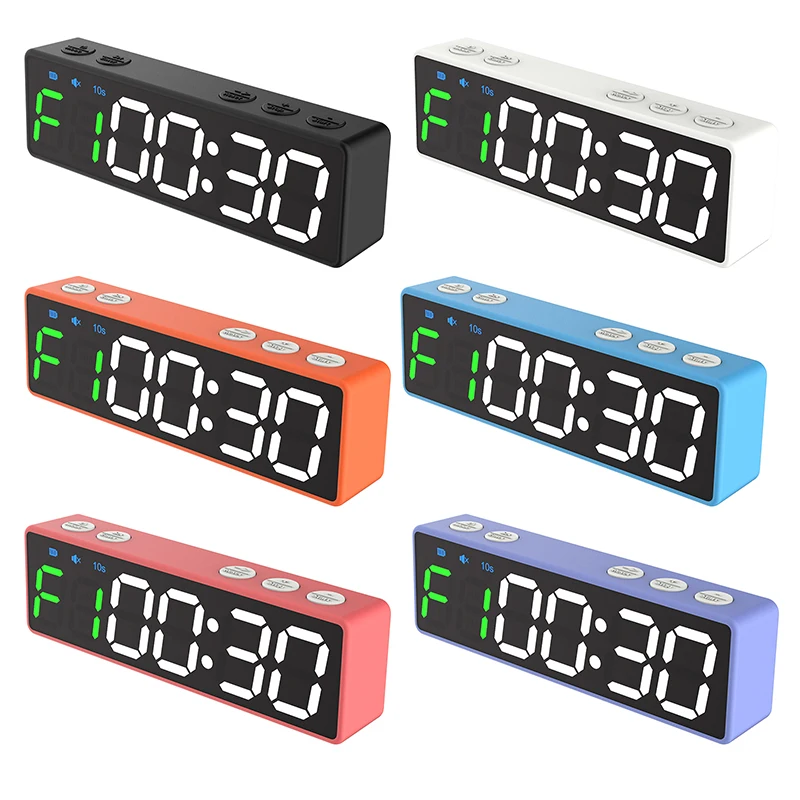 Led Wall Timers Fitness Training Gym Timer Count Down/up Clock