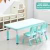 Mint green white desktop-1 table 2 chairs