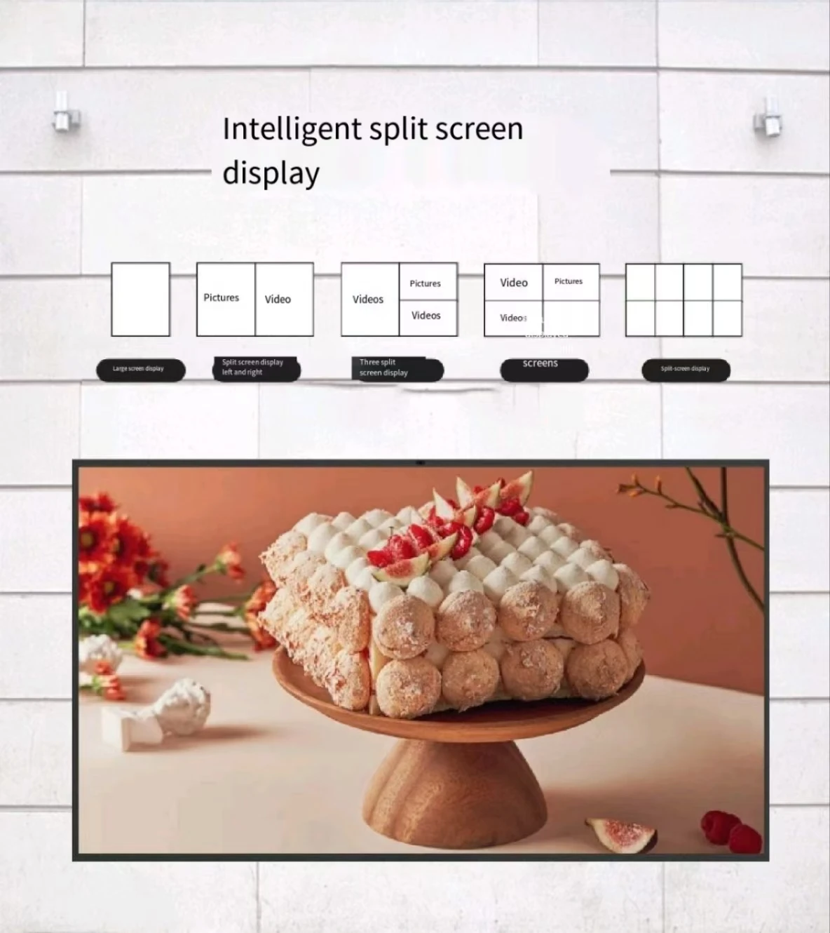 65 Inch High Brightness LCD Panel P650HVN05.1, 1920x1080, 2500