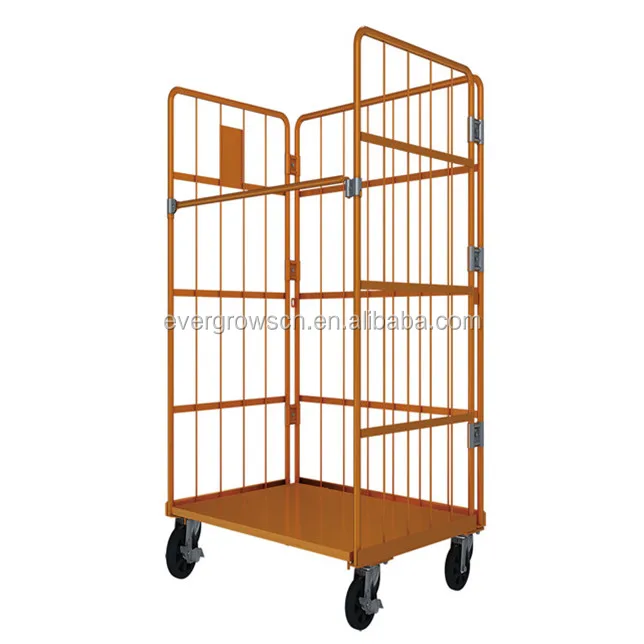 Ролл-контейнеры стиляги проволока передвижная ячейка для хранения