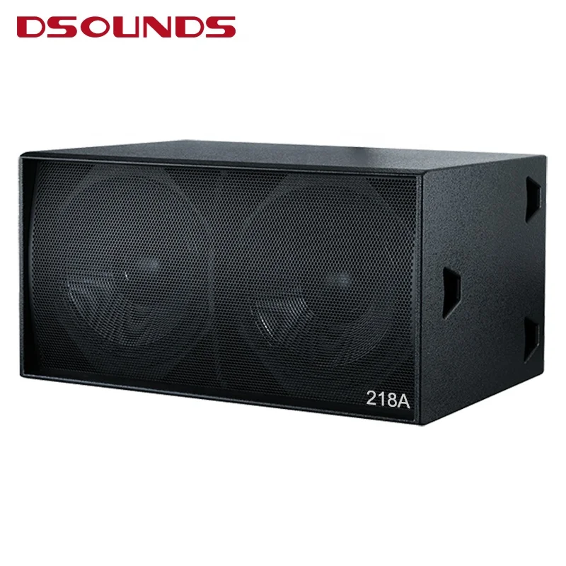 Dual 18 Inch Subwoofer Speaker High Power Passive Line Array Speaker with  100mm VC for PA Speaker Audio System