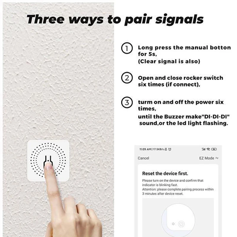 Smart Home Automation 16A Mini Smart Wifi Breaker DIY Switch Support 2 Way Control Tuya Smart Wifi Switch Module