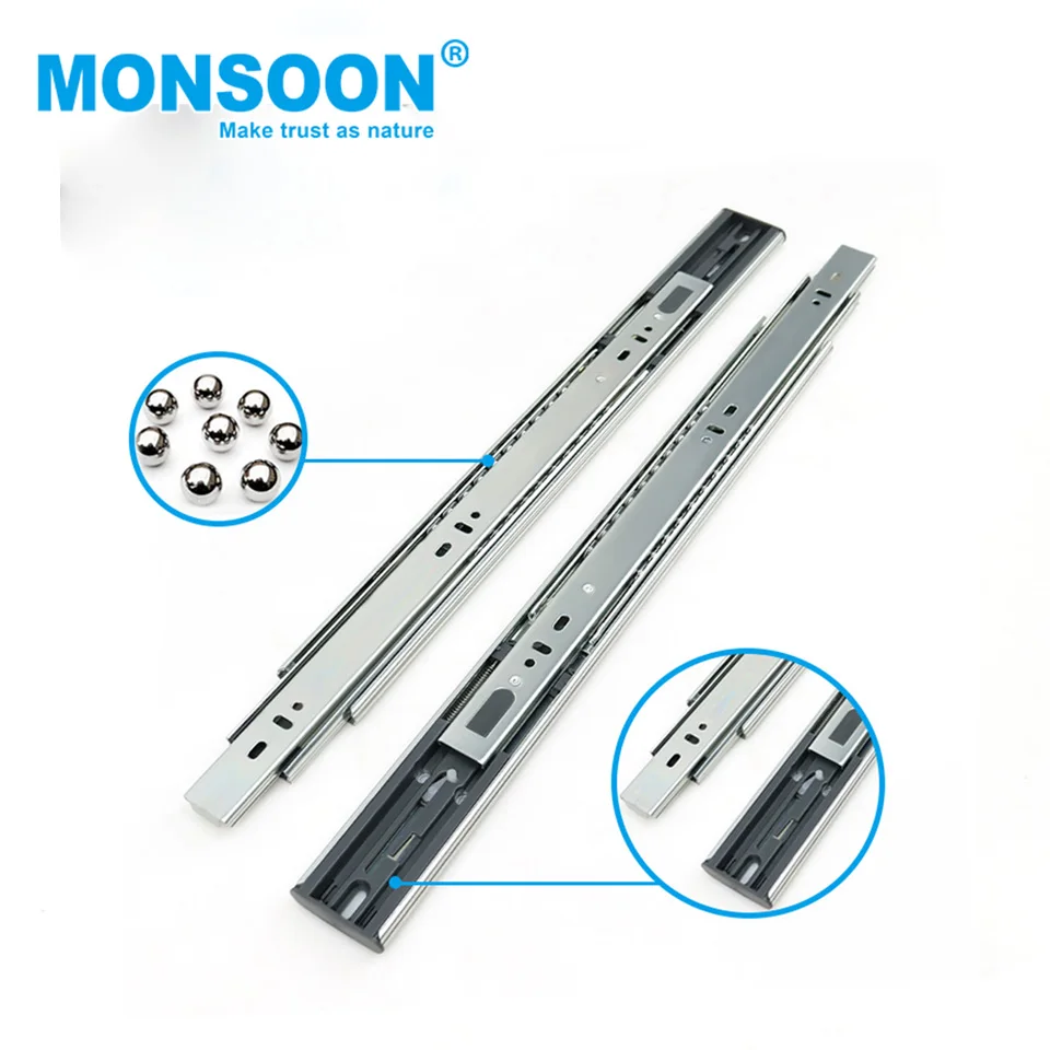 High Quality Custom Metal Drawer Slide Rail Cabinet File Cabinet Rails Fo Rdrawer Slides