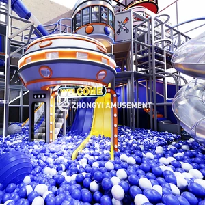 Custom Commercial Indoor Playground Equipment-Kids Soft Play Maze & Adventure Park with Large Slide for Shopping Malls (OEM/ODM)