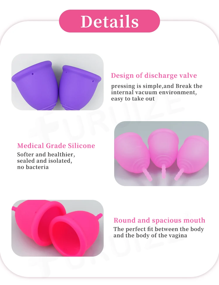 Menstrual Cups Female Body Use Medical Grade Silicone Iso13485 Copa Menstrual Cup Buy Copa