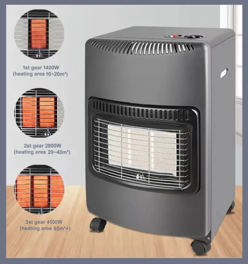 Best Seller Portable Gas Room Heater With Antitilt Flameout