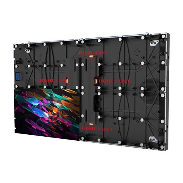 Rgb LED Advertising Panels Full Color 600*337.5mm LED Digital Screen LED Aluminum Cabinet
