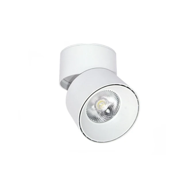 
Светодиодный потолочный светильник с поверхностным креплением IP40, вращающийся цилиндр, алюминиевый потолочный светильник 20 Вт с хорошим излучением 