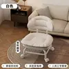 White upgraded soft backrest with thickened cloud-like cushion
