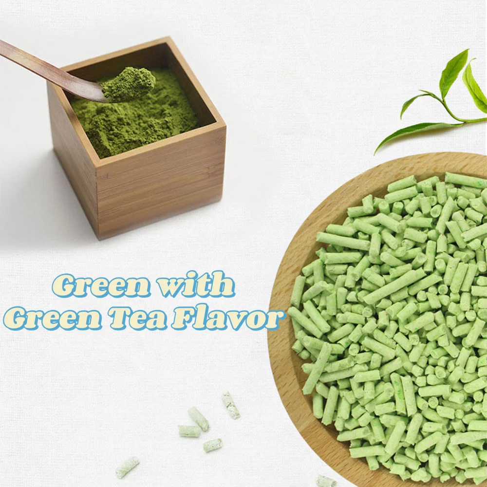 Clumping Flushable Tofu Cat Litter Plant Fiber Cat Litter With Various