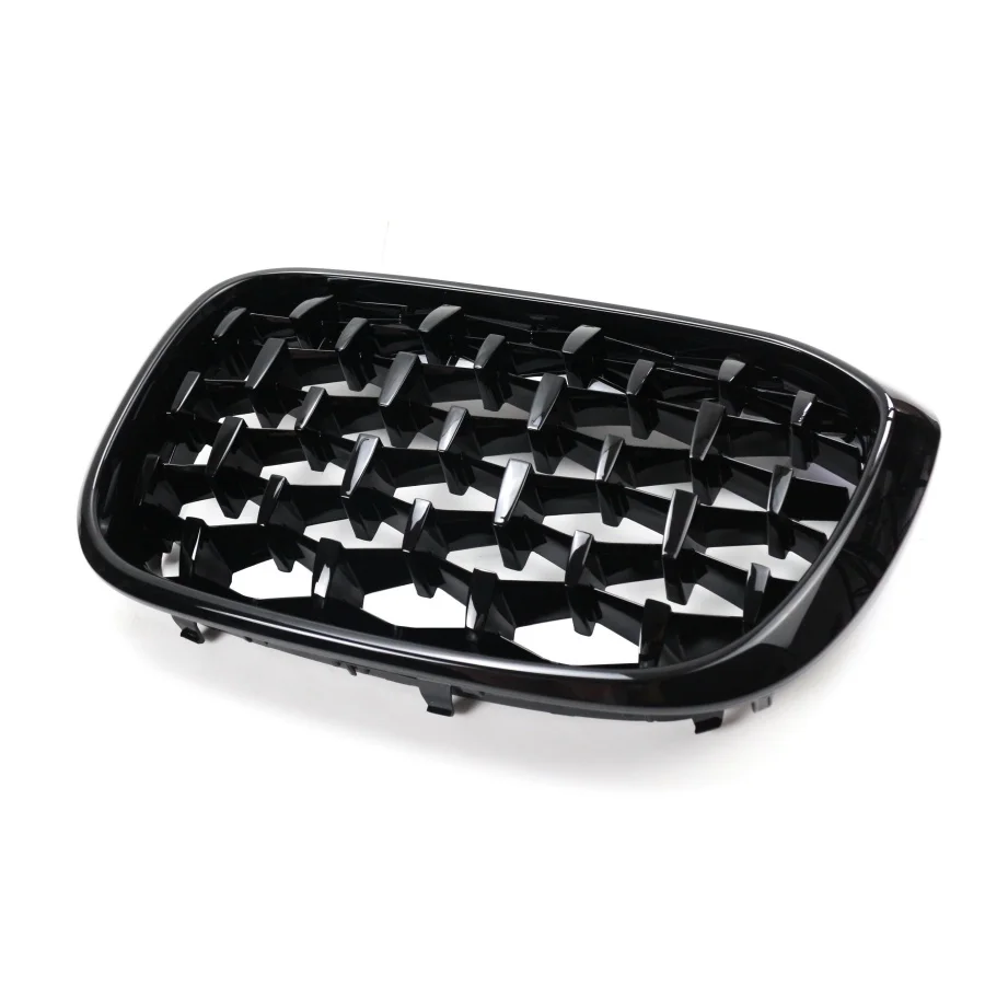 product tiypeor car abs starry sky black grille front bumper grille compatible with bmw x3 g01 2018 2021-7