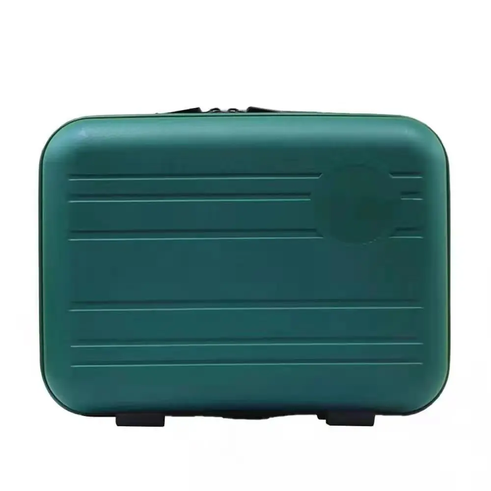 14 Makeup Box Adjustable Compartments Large Foldable Portable Cosmetic Case Custom Color Design Zipper Fashionable Bag