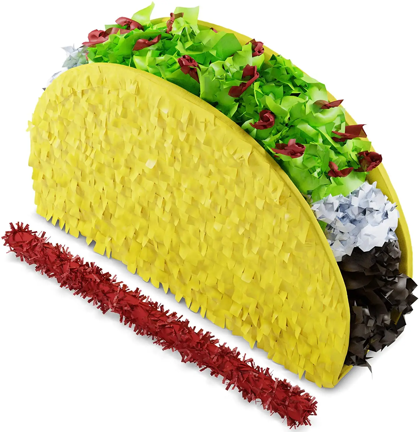 Mexican Bash 17.5 x 11 x 5 Perfect for Taco Bout Parties Taco Tuesday Pinata Small Stick Included by Get a pinata Decorations Fiesta Theme Celebration Photo Prop Birthday piñata 