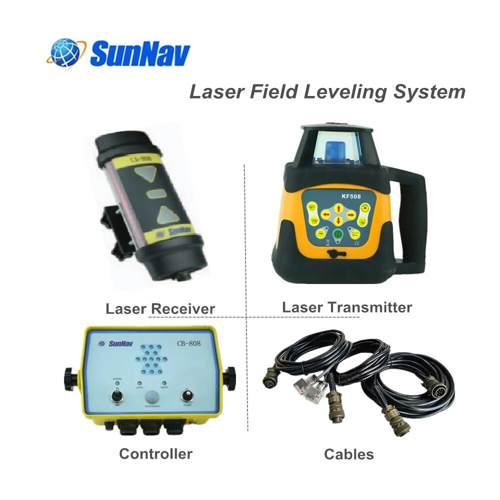 Sunnav Land Leveling Type AG808 Rotating Laser in High Precision Agriculture for Tractors Any Kinds of Farm Machinery