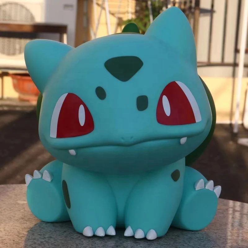 31cm PVC Big Size Pokemoned Bulbasaur Anime Figure for Collection Decoration Model Toys
