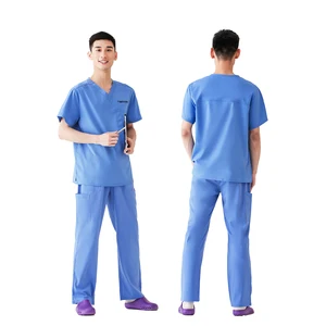 Custom Made Modern Women's Top and Bottom Medical Scrubs Nurse Uniforms for Hospital Use