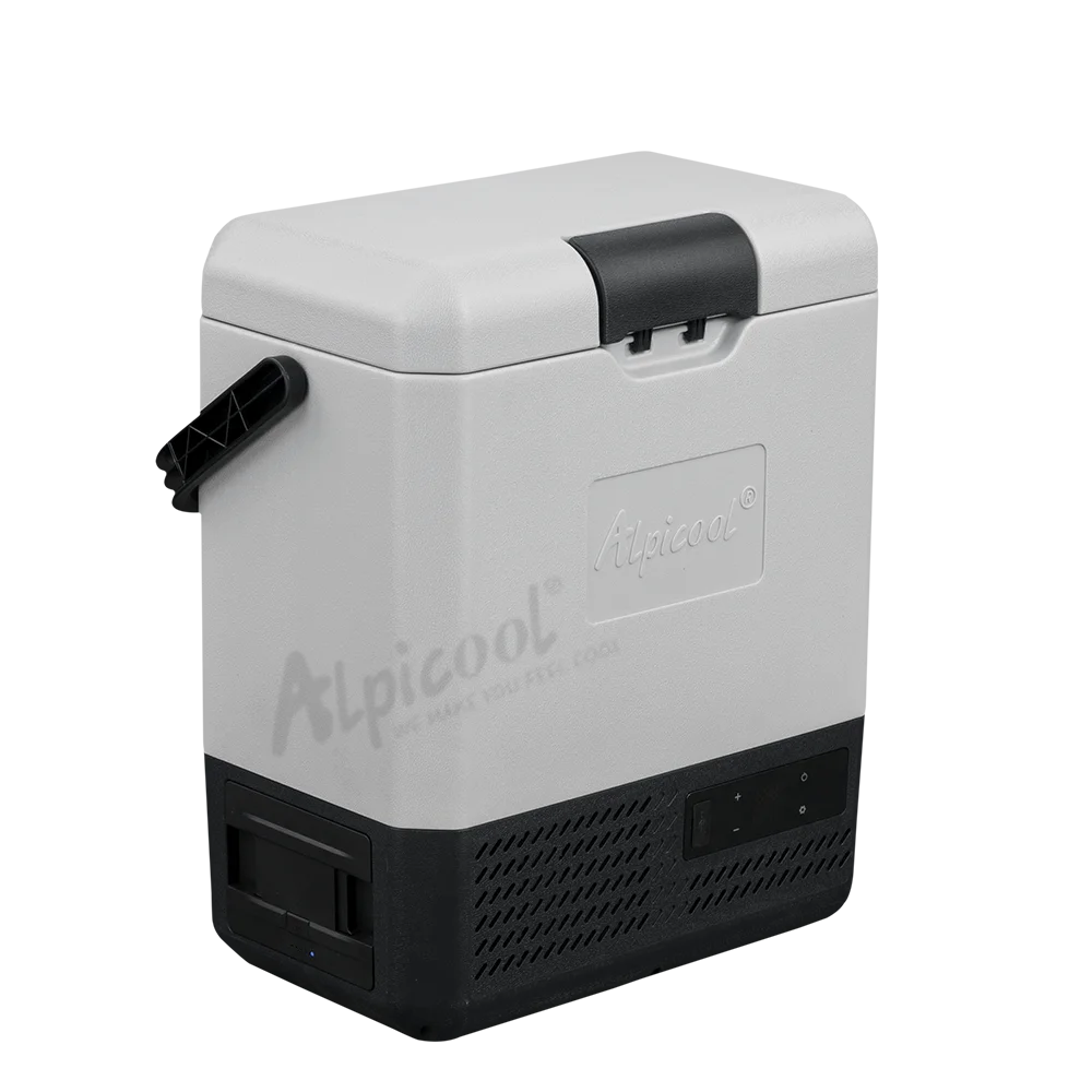 【なすべての】 Alpicool P8 8l Samllミニ冷蔵庫冷凍庫、ハンドルと屋外ポータブル冷蔵庫用バッテリー付き Buy Dc 12v Car Portable Fridge