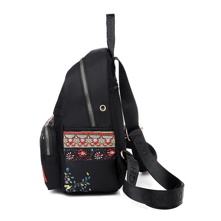 Fashionable Printing Patterns Urban Style Teens PU School Backpack Bag