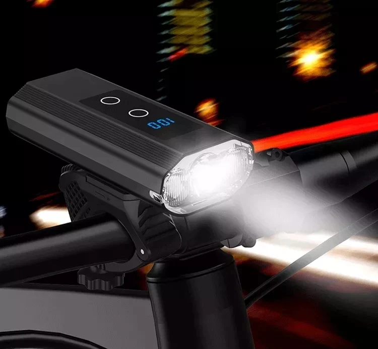Neue 1200lm Fahrrad Drei Lampen Mountainbike Lampe Nacht Reit lampe  Wasserdichtes wiederauf lad bares Fahrrad zubehr