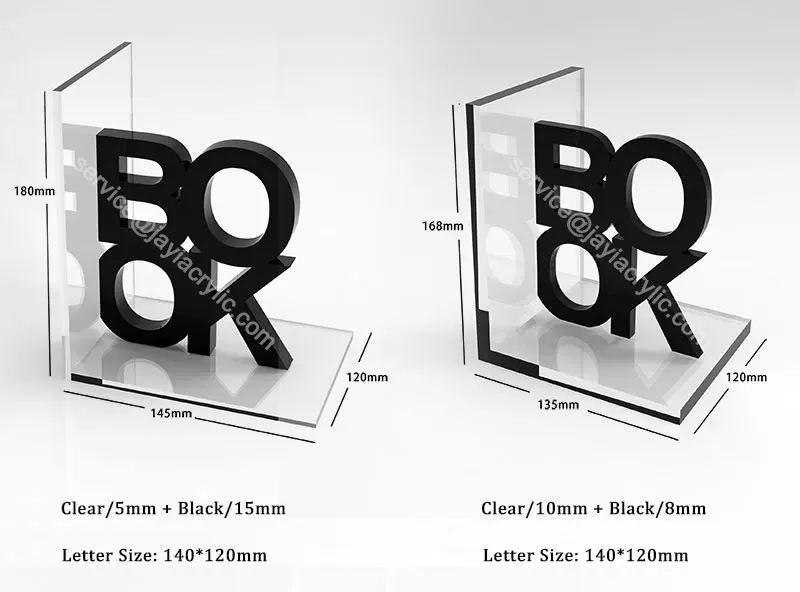 Acrylic Bookends
