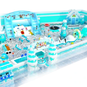 Fun Games Kids Children Play Games Indoor Playground with Obstacle Games Swings Big Slides