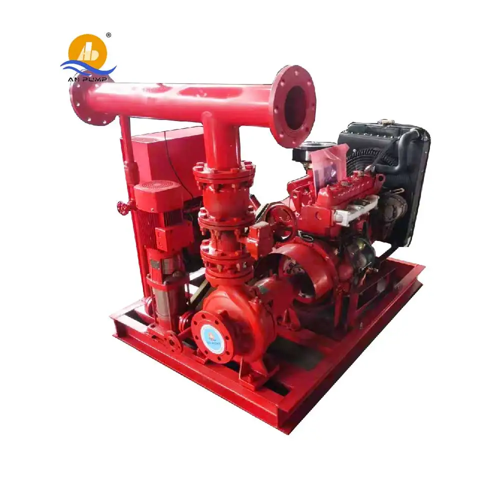 Standard Fire Fighting Pump With Electric And Jockey Pump And Control