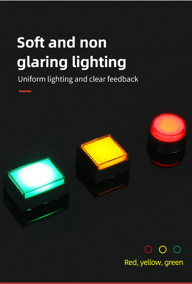 16mm LED Illuminated Round/rectangle/square Self-locking Momentary 5pin 8pin Brass Start Stop Game Arcade Push Button 10A 1NO1NC