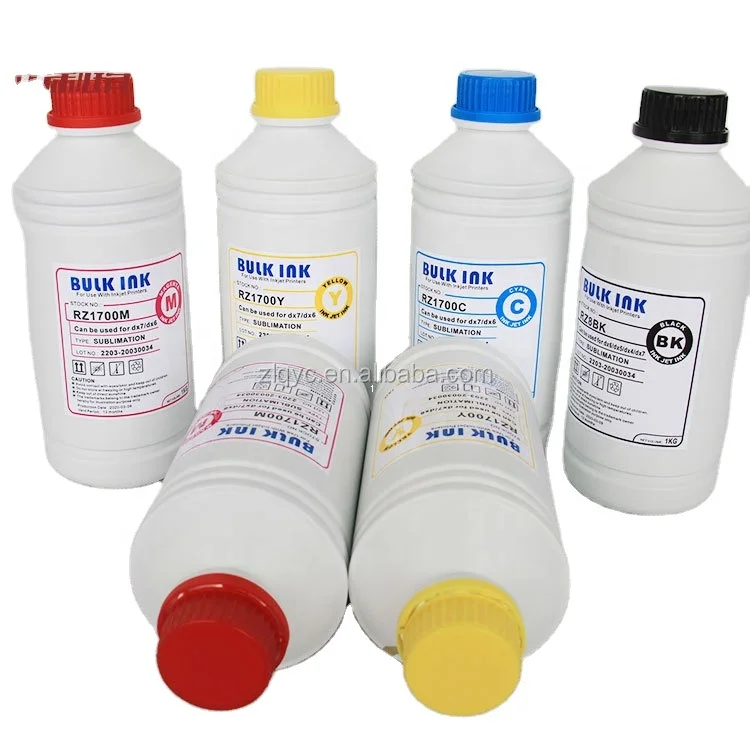 Sublimation Ink 1000ink Refill Kits For 