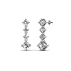 925 Sterling Silver with 18K White Gold Plated