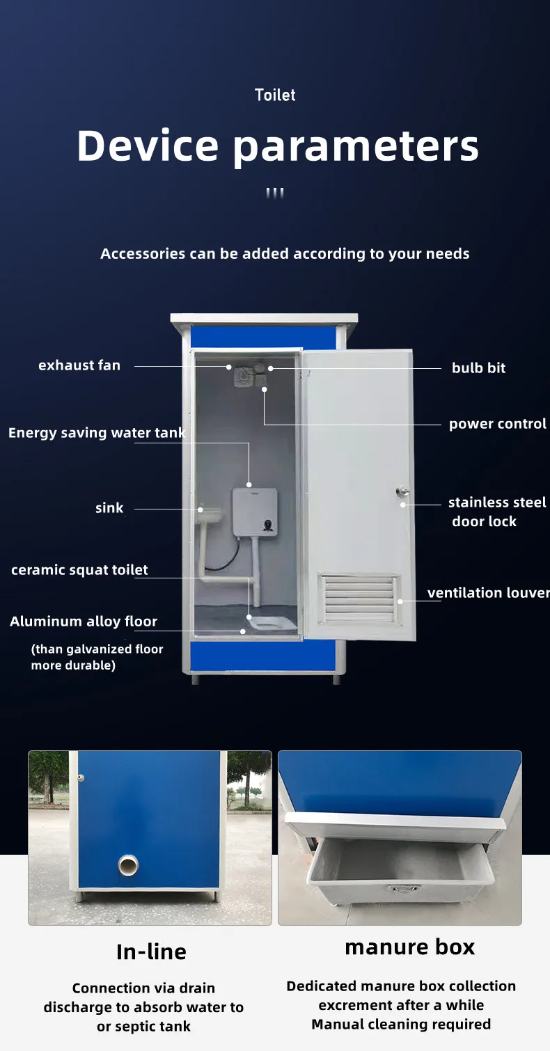 Modern Bathroom And Toilet Portable Toilet Guangdong Mobile Movable