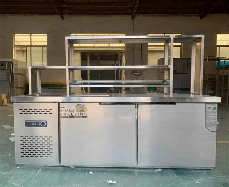 Tik Tok Trends Under Counter Refrigerator Equipment Commercial Salad ...