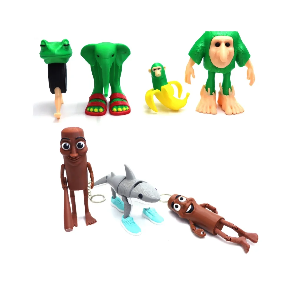 Yamobi Figura Tung Tung Tung Sahur – Colección De Figuras Meme Brainrot, Impresión 3D De Alta Calidad, Ideal Para Decoración Y Regalo