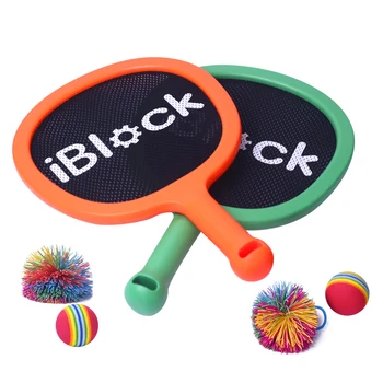 Portable Paddles and Bouncy Balls Set for Kid or Adult  Indoor Outdoor Activities, Sport Game for Beginner or Intermediate Fun