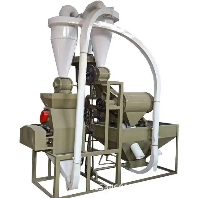 Molino De Harina Pequeño Totalmente Automático,Máquina Fresadora De Harina  De Maíz,Trigo Y Arroz,6f2240 - Buy Harina De Trigo De Maquinaria De Máquina  De Molino De Harina Molino De Martillo Para Harina Molino