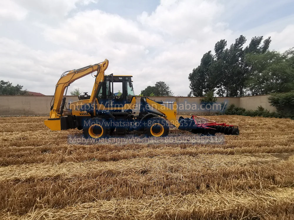 High Efficient Multifunction Backhoe Loader Hydraulic Flail Mower for Excavator