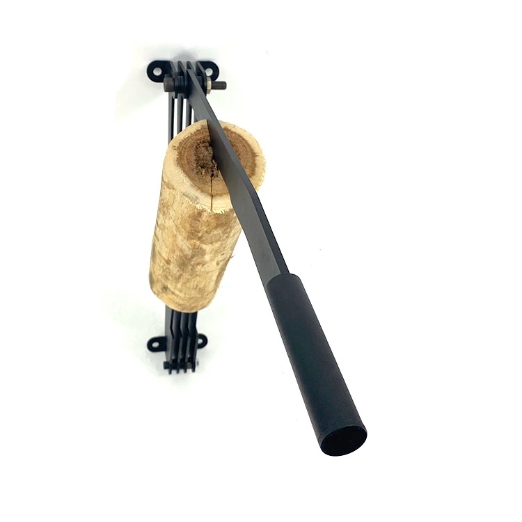 Hand Log Splitter Wall Mounted Kindling Splitter High Carbon Steel Detachable Powerful Wall Mounted Log Splitter for Home