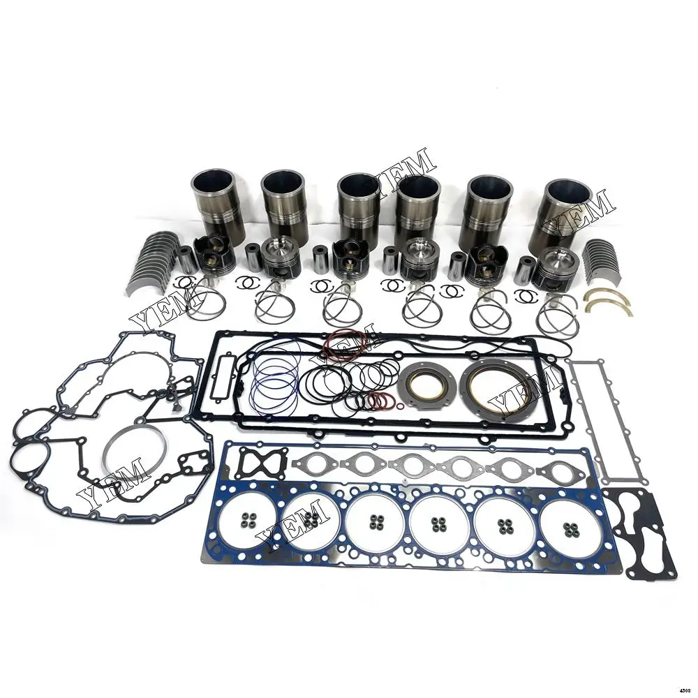 C13 Repair Kit With Overhaul Gasket Set Bearings Piston Rings Liner for Caterpillar