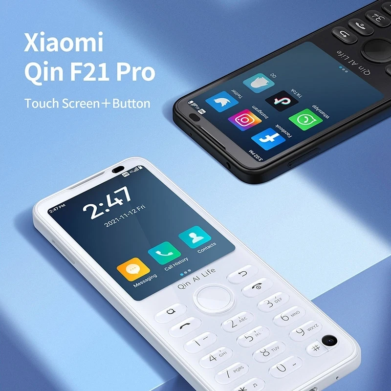QIN F21 Pro Android 11 Smartphone - 2.8 Inch 2K Display, 3GB RAM