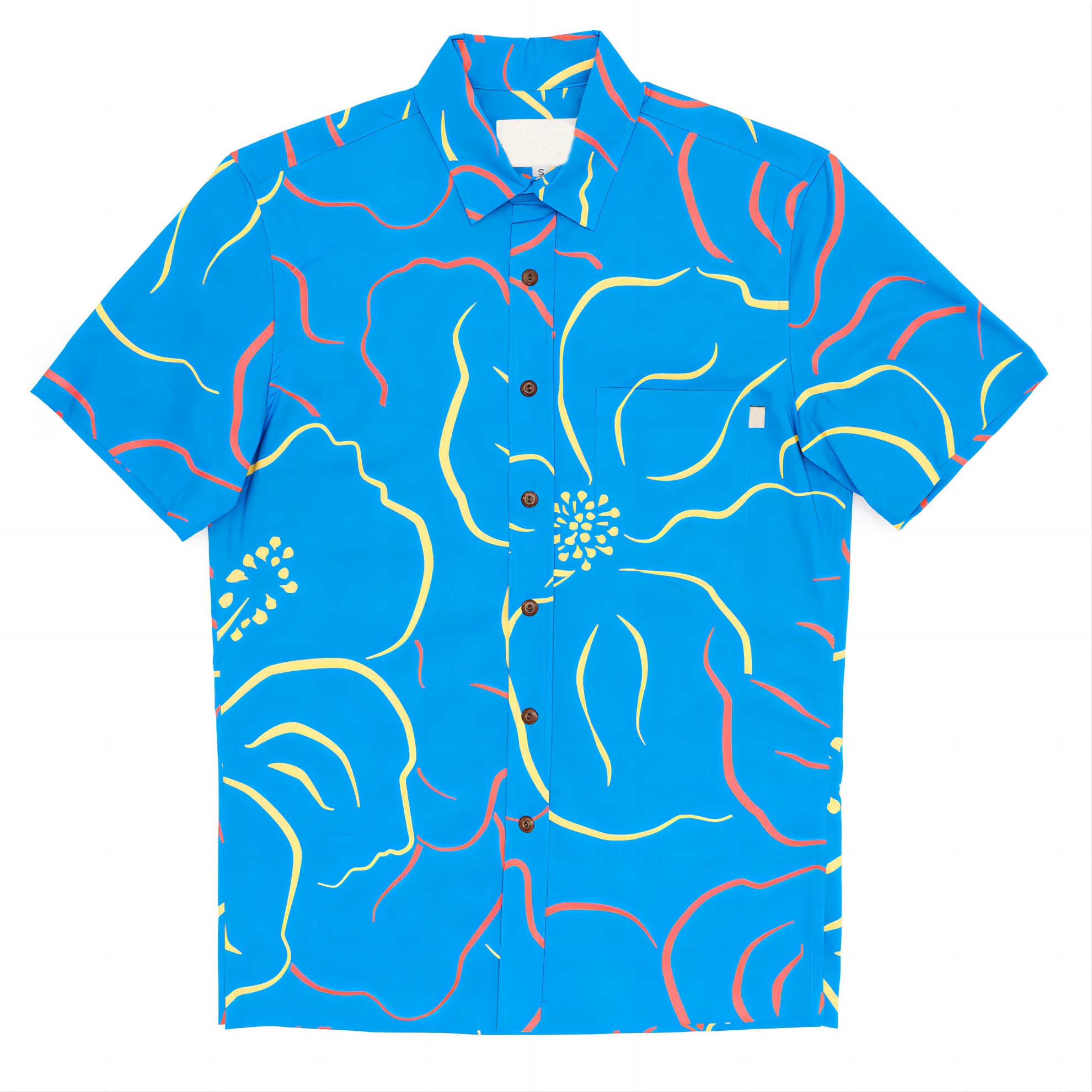Usa Size Hawaiian Shirts Custom Artwork Cotton Viscose Button Up Aloha ...