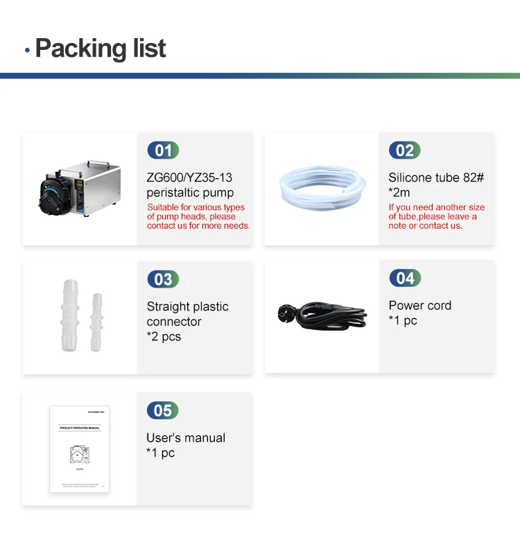 Zg600 Peristaltic Pump Filling Machine High Flow Peristaltic Pump