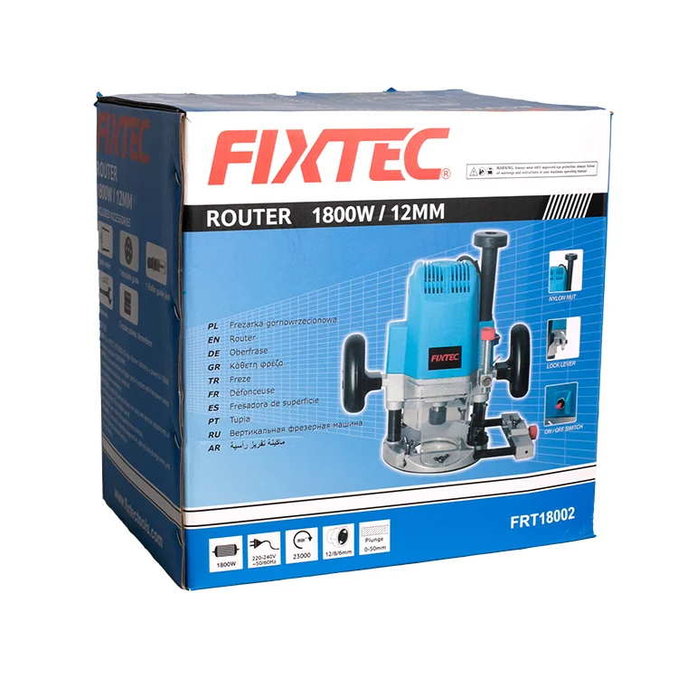FIXTEC Power Tool Router Machine Woodworking 1800W Portable Electric Wood Routers Machine Price