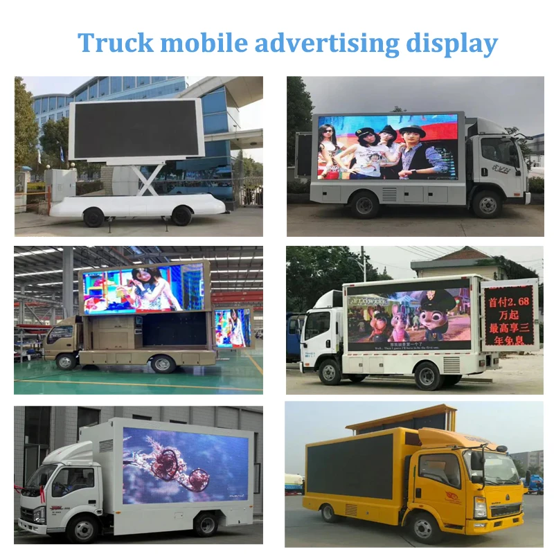 P16 Outdoor Led Advertising Display Screen Smart Led Screen Taxi Top ...