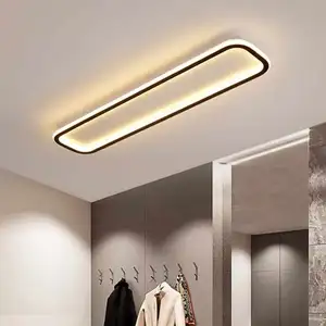 Modern Ultra-Thin LED Ceiling Lamp for Household for Balcony Corridor Aisle Remote Control IP44 Iron Base