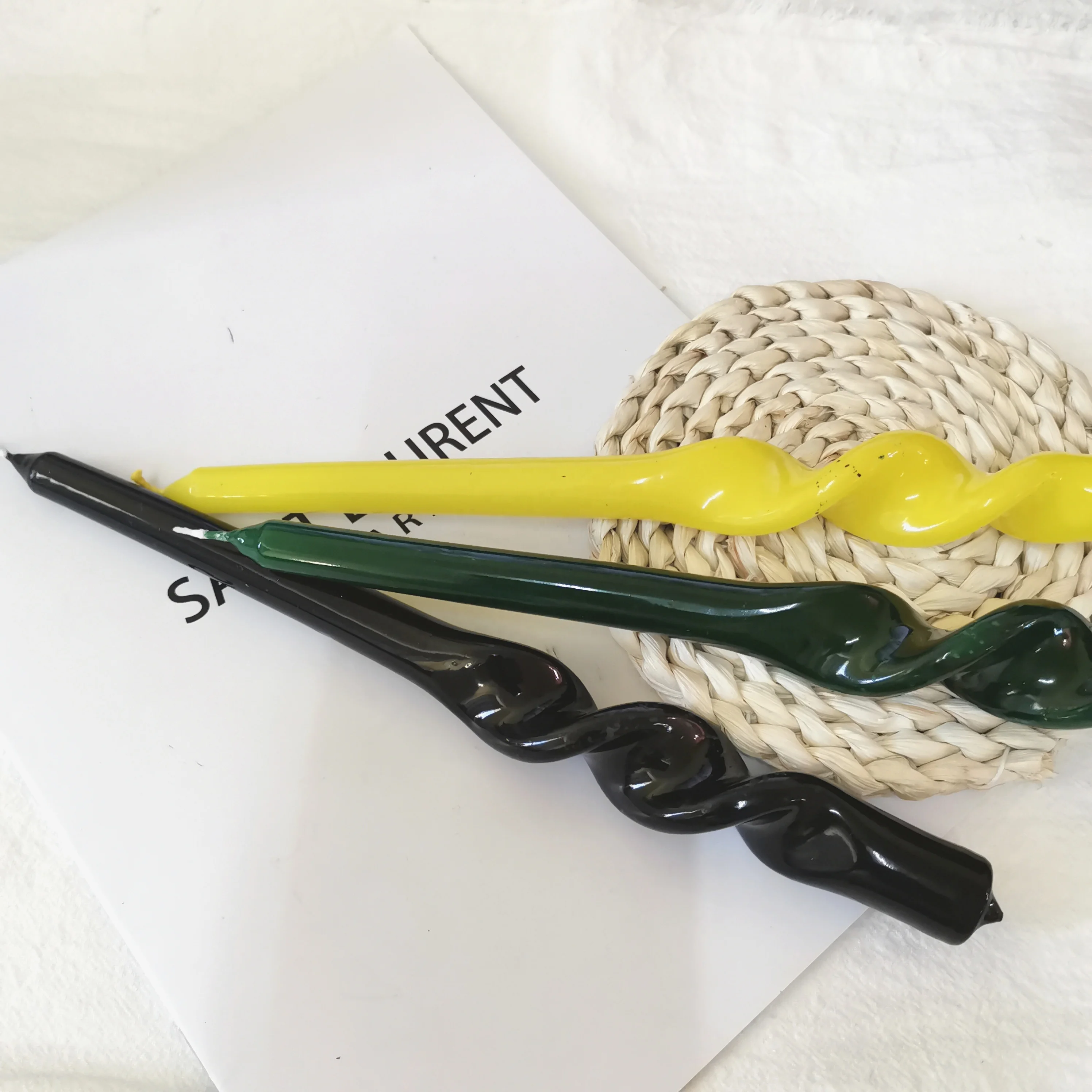 Оптовая продажа парафиновая восковая свеча 50 г 24 5 см