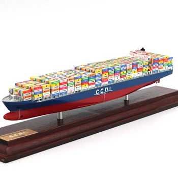 3D metal cargo ship model boat container ship model for display