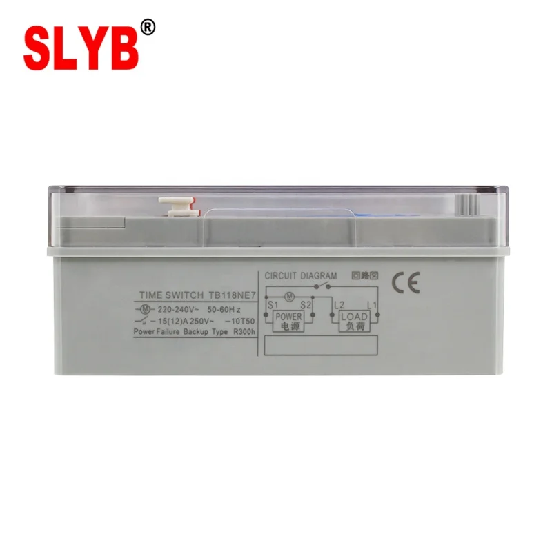 24Hour Automatic National Types of 220V 230V Analog Mechanical Weekly Rotary Time Control Switch TB118N Timer with Battery