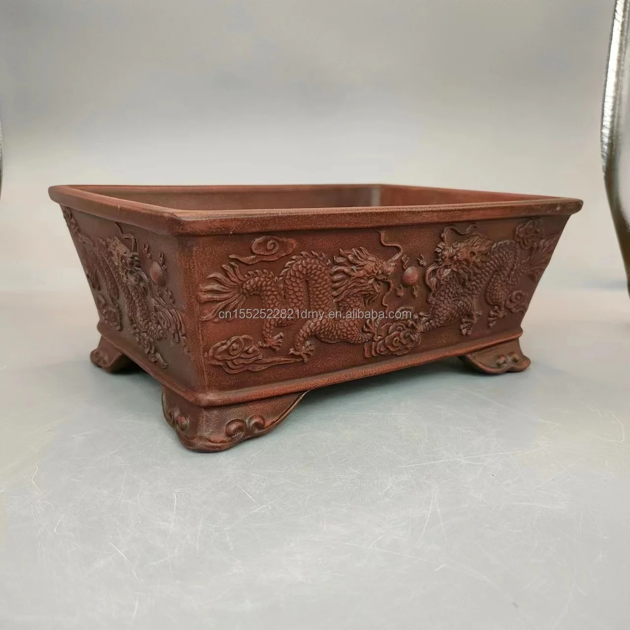 Classical Dragons Bonsai Pot Old Bonsai Pots Carved In The Shape Of